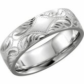 Hand-Engraved 5.75mm Band