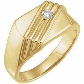 1/8 CTW Gents Diamond Ring