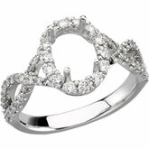 Semi-mount Diamond Ring