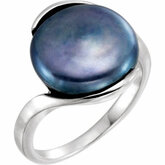 Freshwater Cultured Coin Pearl Ring