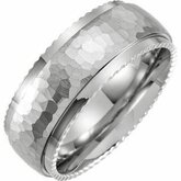 Cor52116 / Cobalt / 12 / 9 Mm / Poliert / Edge Band With Hammered Finish