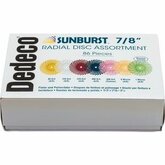 Dedeco® Sunburst® 7/8" 86-Piece Radial Discs Assortment Kit